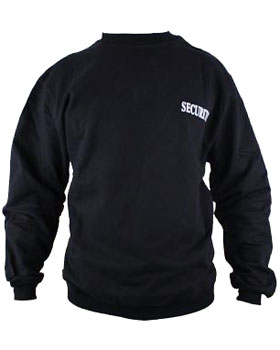 Security Sweatshirt, schwarz